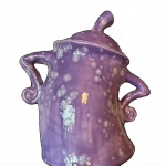 Attitude'iga kanister, armas jabur hoiukanister, l&otilde;busad keraamilised t&ouml;&ouml;lauaehted, &otilde;hukindla kaanega toiduainete s&auml;ilituspurk lilla