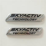Auto ABS plastikust kroom SKYACTIV TECHNOLOGY Embleemi tagumine kleebis nimesilt m&auml;rgi kleebise s&uuml;mbol M/azda jaoks h&otilde;be