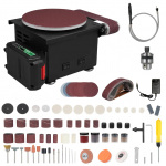 6000WA liitiumaku kolmeotstarbeline elektriline minilihvimis- ja poleerimismasin, 6-tolline liiv