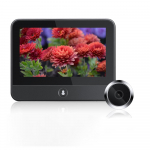 Nutikas Tuya WiFi uksekaamera S50 automaatse sensoriga uksesilmkaamera digitaalne uksevaatur juhtmevaba uksekella digitaalne piiluava uksekell S50 must