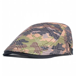 Meeste kamuflaažbarett pestud l&otilde;uendist m&uuml;ts Forward Cap Newsboy Cap sinine
