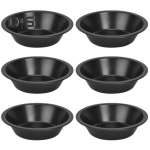 6 tk 5-tolline minipirukapann, mittenakkuv toidukvaliteediga s&uuml;sinikterasest n&otilde;udepesumasin, ahjuohutu &uuml;mmargune k&uuml;psetamine magustoit kook, hapun&otilde;uplaat, k&ouml;&ouml;gitarvikud 6pcs