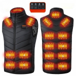 Isesoojenev vest Meeste USB-soojendusvest soojendusega vest termosoojendusega riided Intelligentne p&uuml;siva temperatuuriga vest 5XL