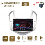 Autoraadio Chevrolet Cruze 2012-2015 jaoks koos nupunupuga 2Din multimeediumipleier Android GPS-i navigeerimispea, 2din Carplay 2+32GB 1+16GB must