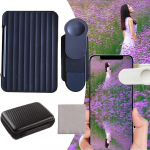 Nutitelefoni kaamera peegeldusklambri komplekt Kaasaskantav mobiiltelefoni peegeldusklamber must