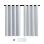 Moodsad pimendavad kardinad akende jaoks Rulood Viimistletud kardinad &Uuml;hev&auml;rvilised pimendavad kardinad elutuppa Magamistoa l&auml;biviik Top 1tk W140CM x L224CM-1PC valge