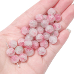 10 mm 20 TK klaasist topeltkirjaga Jade purustatud poppers helmed kaelakee k&auml;ev&otilde;ru DIY ehete valmistamiseks 10mm 20pcs