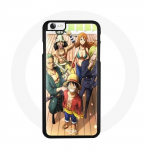 &Uuml;mbris iPhone 8 One Piece Luffy Poster Crews Manga Anime jaoks