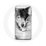 &Uuml;mbris Samsung Galaxy J5 2017 Wolf Duo loomadele