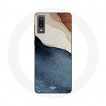 &Uuml;mbris Samsung Galaxy A02 abstraktse tekstuuriga tausta jaoks