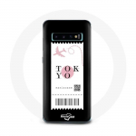 &Uuml;mbris Samsung Galaxy S10 Edge Tokyo Jaapani lennupileti jaoks