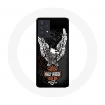Coque pour Samsung Galaxy A13 5G Harley Davidson aigle logo