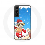 &Uuml;mbris Samsung Galaxy S22 Anime One Piece Luffy Christmas Day 2023 jaoks