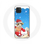 &Uuml;mbris Samsung Galaxy A03 Anime One Piece Luffy Christmas Day 2023 jaoks