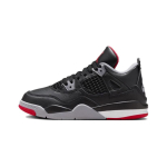 Air Jordan 4 Retro PS Bred Reimagined Laste tossud Must Tulepunane Tsemendihall BQ7669-006 30 black