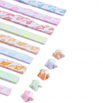 420 lehte helendav Origami Star paberiribad Erinevat v&auml;rvi Kahepoolne Lihtne voltida Lucky Star Paber D