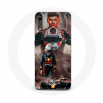Coque pour Huawei P30 Lite Formule 1 Max Verstappen Casque F1 - Maniacase