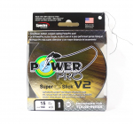 Power Pro Super 8 Slick Version 2 Spectra Line 15 lb x 150yds Onyx (7878) oon&uuml;ks