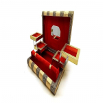 Puidust Ehtekorraldaja K&auml;sitsi Nikerdatud Nikerdused Kingitusesemed Ehtekarp, K&auml;ev&otilde;rude Karp Tualettlaud