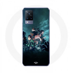 Coque Vivo v21 5G Tanjiro nezuko demon slayer