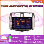 Android Carplay autoraadio Multimidia videopleier Navigatsiooni-GPS Toyota Land Cruiser Prado 150 2009-2013 2din peakomplekt 4+64GB 2+32GB