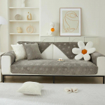 Paksendatud libisemiskindel diivani katte r&auml;tik Lihtne kaasaegne pl&uuml;&uuml;s talvine kristallist sametist diivanipadi &uuml;hev&auml;rviline 70x70cm 1pc