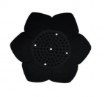 Lilled Lotus Shape n&otilde;rutav seebialus Seebikarbi taldrikuhoidik Kaasaskantav stantsivaba seebialus Vannitoatarvikud must