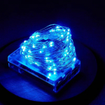 LED stringvalgusti 10M 5M 2M Haldjavalgustid Kodu 2024. aasta j&otilde;ulude pulmapeo sisekujundus 3*AA patareiga 10M 100LED