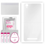 apgo Ultra Clear Protective Skin Sticker for the back compatible with Kruger&Matz Move 8 mini, Wrap Film, Hydrogel Film, Flexible, Soft TPU with posit