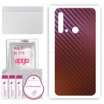 apgo skin sticker film foil vinyl for the BACK compatible with Huawei P20 lite (2019), scratch-resistant, easy to install - Carbon Chameleon CAKA5