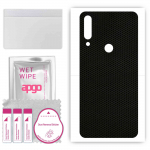 apgo Protective Skin Sticker for the back compatible with Asus Zenfone Shot Plus ZB634KL, Wrap Film, Foil, Vinyl - Pattern Matrix