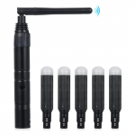 DMX512 2.4G ISM juhtmevaba saatja + vastuv&otilde;tjad sisseehitatud laetavate akudega pikk n&auml;htavus 5 Receivers & US Plug must
