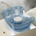 Juuksepesukausi &scaron;ampoon &auml;ravooluvoolikuga k&otilde;rge l&auml;bipaistev kaasaskantav pesukauss sinine