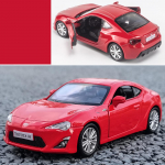 1/36 Skaala Toyota 86 Diecast Sulamist Autode Mudel M&auml;nguasi, Tagasit&otilde;mbamisfunktsioon Avanevate Uste ja Kapotiga Lastele T&auml;iskasvanutele Kingitus Kollektsioon 1/36-Size:13*5*3.5cm punane