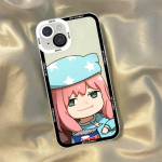 Spy X Family Anya telefoni&uuml;mbris iPhone'ile 14 13 12 11 Pro Max Mini XS 14 Plus 12 13 MINI pehme l&auml;bipaistev kate iphone 11