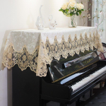 Kaasaegne Paksenenud Pitsi Klaveripink Kate Kerge Luksuslik Tolmukindel Klaverikate Riie Ilus Kodu Kaunistus Klaverikate Keyboard cover28x180 gray