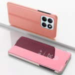 Smart Mirror kukkumisvastane telefoni&uuml;mbris Samsung Huawei Honor Xiaomi Redmi iPhone OnePlusi kaanega, magnetiline klapp PU nahast Samsung S8 roosa kuldne v&auml;rv