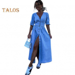 Daami suvekleit S&uuml;gav V-kaelusega &otilde;huke v&ouml;&ouml;koht Plisseeritud A-kujuline suur &auml;&auml;ris, k&otilde;rge l&otilde;hestatud pits-s&otilde;lm k&auml;tised &uuml;hev&auml;rvilised teksap&uuml;ksid, pikk kleit. S helesinine v&auml;rv