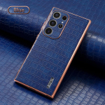 Luksuslik krokodillinahast &uuml;mbris Samsung Galaxy S24 Ultra S23 S23FE kate Galaxy A55 A35 A25 A05s A54 A34 A14 pinnakattega pehme silikoonist kaitsekate galaxy s24 ultra