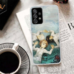 Promised Neverland Anime Kaas Samsung Galaxy A52 A53 A12 A13 A72 A73 telefoni&uuml;mbrisele A22 A23 A32 A33 A02S A03S A42 5G prindi Samsung A02S