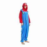 T&auml;iskasvanutele m&otilde;eldud kost&uuml;&uuml;m Super Mario Kigurumi Anime Pidžaama Halloweeni cosplay kost&uuml;&uuml;m S sinine/punane