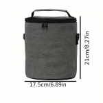 1 tk &uuml;mmargune isoleeritud s&ouml;&ouml;gikarbi kott isoleeritud kott Alumiiniumfooliumist kaasaskantav Bento kott s&ouml;&ouml;gikorra soojaks hoidmiseks 1pc
