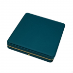 Kaelakee ehete kinkekarbi &uuml;mbris Luksuslik k&auml;ev&otilde;ru mitmeotstarbeline samethoidja kaanega roheline