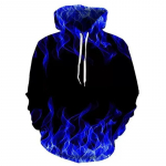 Naljakad 3D leegiprintiga kapuutsiga pusad meestele, moetrend, Harajuku t&auml;navamood, s&uuml;gis, uued s&auml;rgid, &uuml;lem&otilde;&otilde;duline pullover, y2k riided M