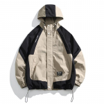 Kevadine uus kapuutsiga kvaliteetne vabaaja Hardshell meeste kiirelt kuivav v&auml;rviline jope L parkkoor