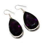 Amethyst Gemstone Handmade 925 Sterling Silver Gift Jewelry Earring 2.05 r0a84