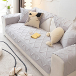 Prantsuse stiilis lilla puuvillane kangas diivanikate neli aastaaega universaalne libisemiskindel diivanipadi moodne kodu &uuml;hev&auml;rviline diivanipadi 70x240 cm 1pc lilla