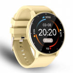 Uus ZL02D nutikell naistele meestele Sport Fitness nutikell veekindel une pulsikell Kellad Bluetooth iOS Androidile kollane