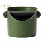 Kohv Knock Box Libisemiskindel kummist alus L&ouml;&ouml;ke neelav Barista espressopaksu konteiner pr&uuml;gikasti kopp k&ouml;&ouml;gikohviku tarvikud roheline