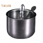 1/2/3 tk maitseainepurk, roostevabast terasest suhkrun&otilde;u klaaskaane ja lusikaga K&ouml;&ouml;k t&ouml;&ouml;pinnal kohvibatoon suhkrukauss soola v&uuml;rtside ja mee jaoks 1pc h&otilde;be